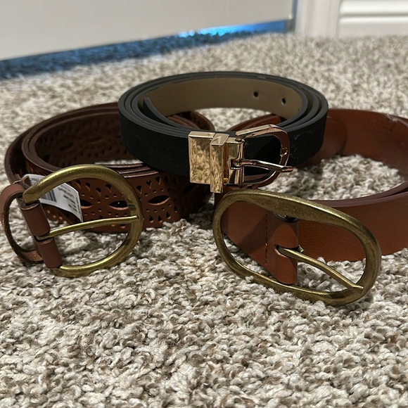 Lucky Brand Accessories - Lucky Brand brown belt NWT! Plus I’ll add 2 more belts for free!!